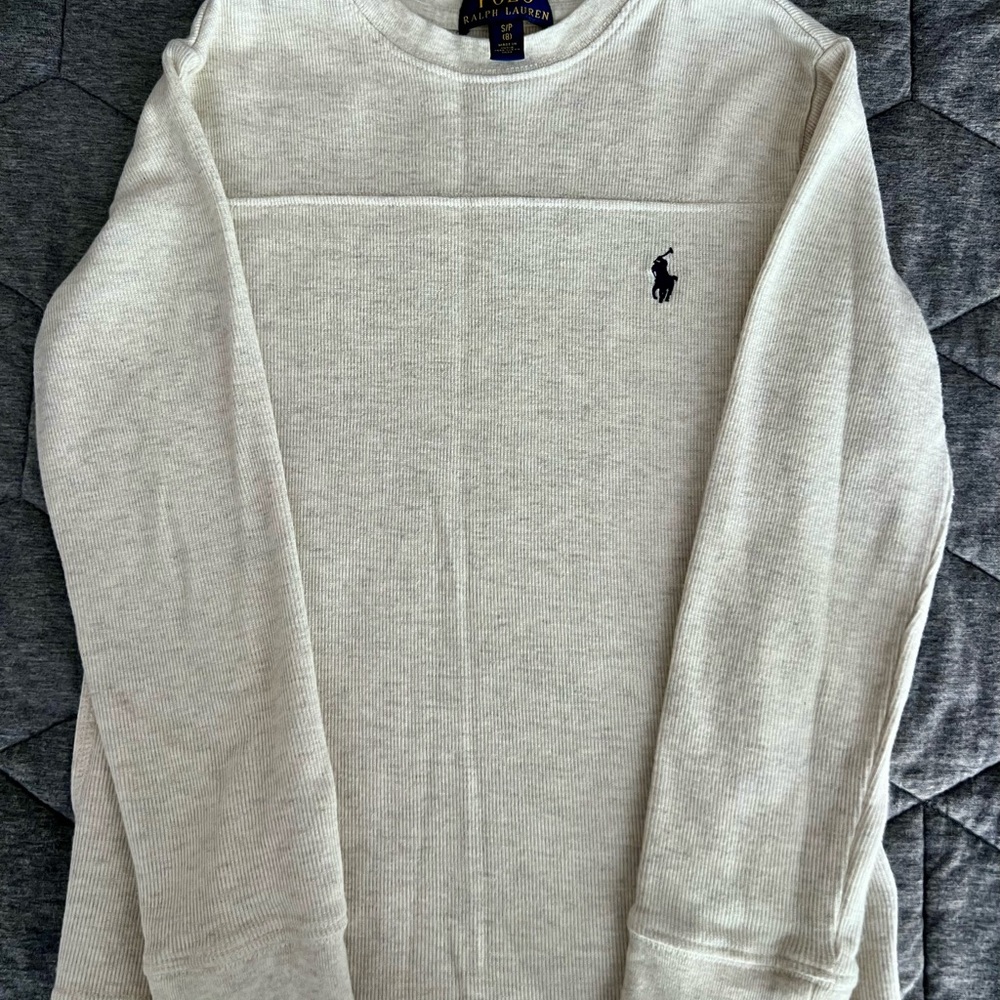 Polo by Ralph Lauren Off-White Crewneck Sweater